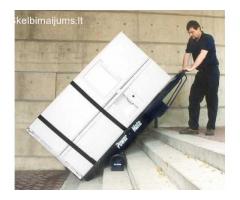 Sunkių krovinių kėlimas/transportavimas laiptais