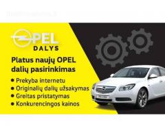 Naujos Opel dalys internetu