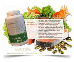 Fish Oil GP 90 kaps SANTEGRA - Omega-3 širdies–kraujagyslių sistemos palaikymui