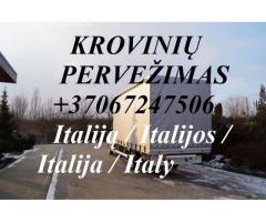 Perkraustymo paslaugos Italija-Lietuva-Italija! LT-IT-LT