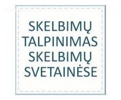 Talpinu reklama Lietuvos skelbimu svetainėse internete