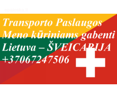 Eksponatų ir parodų įrangos pervežimas Lietuva – Šveicarija – Lietuva