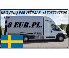 Transporto Paslaugos Meno kūriniams gabenti Lietuva – Švedija